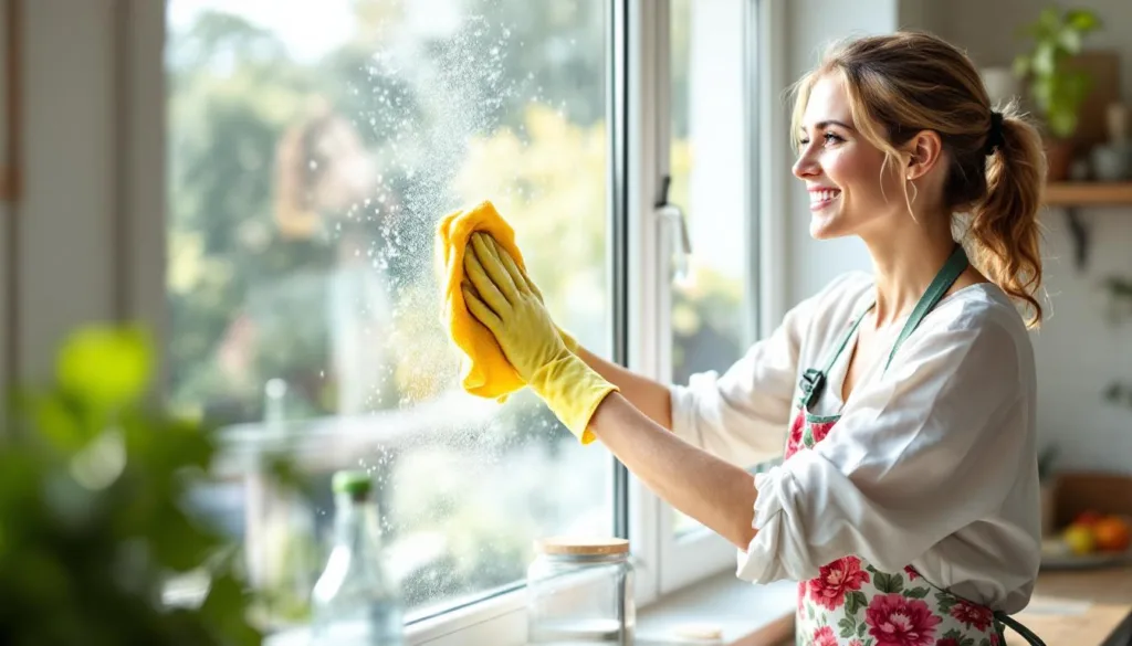 eine hausfrau enthüllt ihr geheimnis: so lassen sich fenster mit nur einer einfachen küchenzutat streifenfrei und glänzend reinigen. entdecken sie den günstigen trick für strahlend saubere fenster.