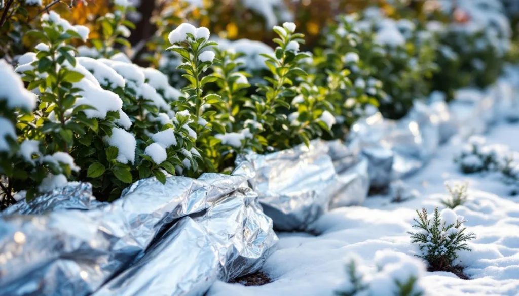 entdecken sie, wie ein einfacher alufolie-trick meinen pflanzen half, den strengsten winter zu überstehen. praktische tipps für frostresistente pflanzenpflege.