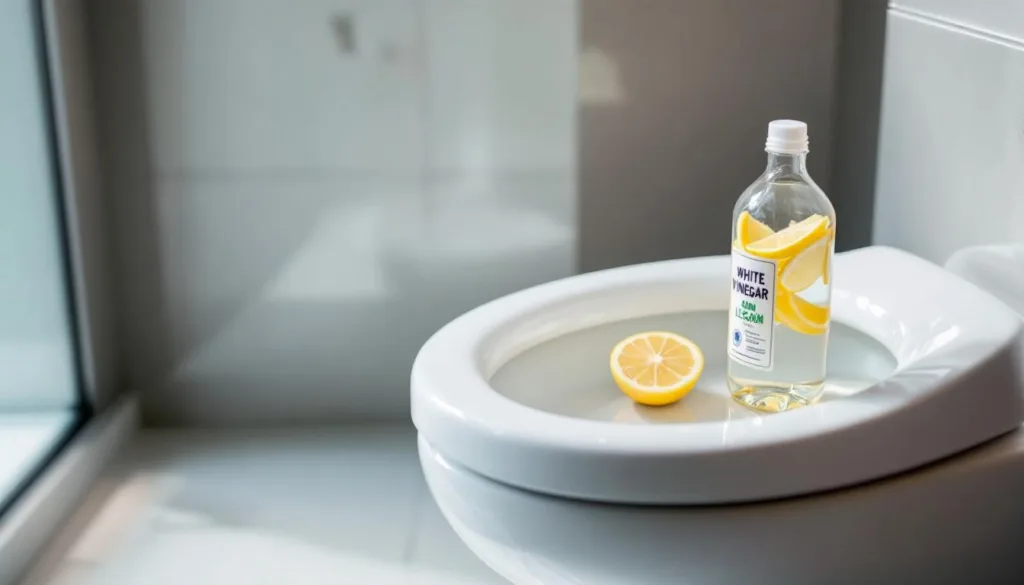 entdecken sie eine natürliche methode, um ihre toilette blitzsauber zu machen und gelbe linien sowie kalkränder mühelos zu entfernen.